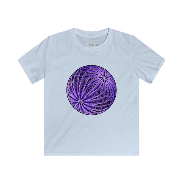 Kids Softstyle Tee: Dipole Fluoresce - Image 4