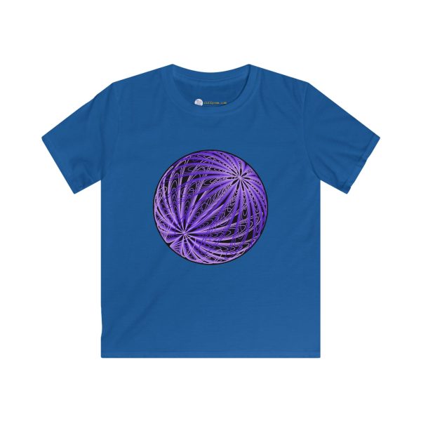 Kids Softstyle Tee: Dipole Fluoresce - Image 5