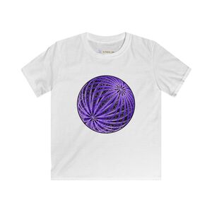 Kids Softstyle Tee: Dipole Fluoresce