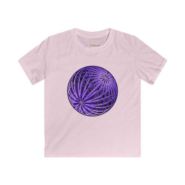 Kids Softstyle Tee: Dipole Fluoresce - Image 6
