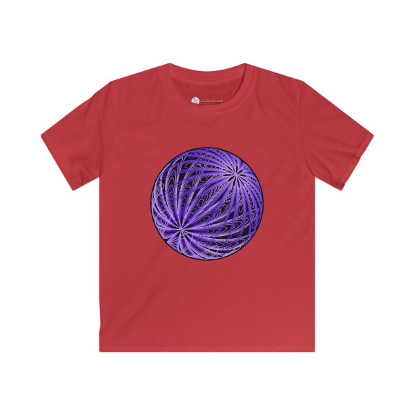 Kids Softstyle Tee: Dipole Fluoresce - Image 7