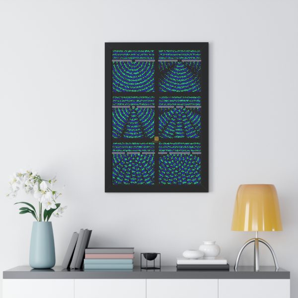 Framed Poster: Double Slit Experiment - Image 2