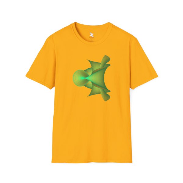 Softstyle T-Shirt: Kuen's Surface Gold - Image 5