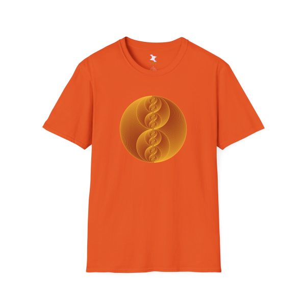 Softstyle T-Shirt: Binary Medallion Gold - Image 7