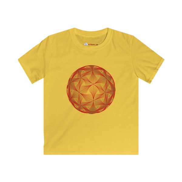 Kids Softstyle Tee: Diatom Red - Image 2