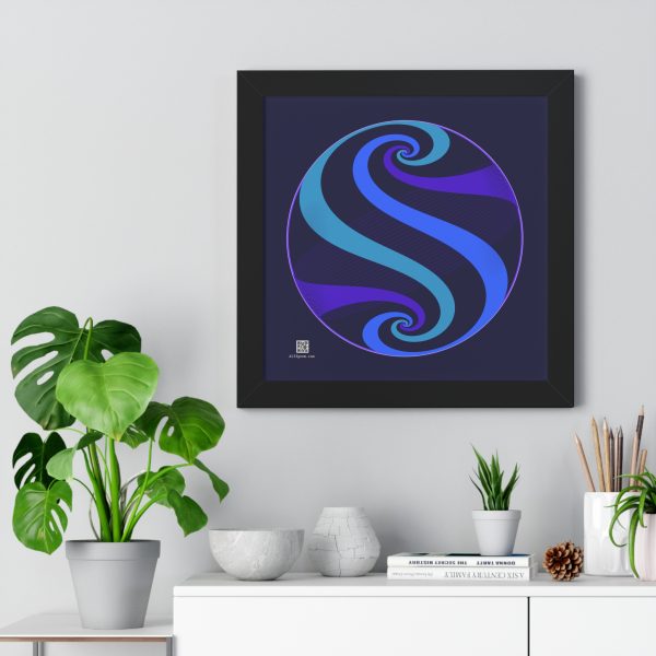 Framed Poster: Swirl Twilight - Image 2