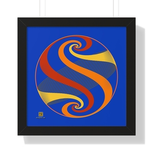 Framed Poster: Swirl Autumn