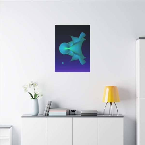 Canvas: Hyperbolic Surface Aqua - Image 7