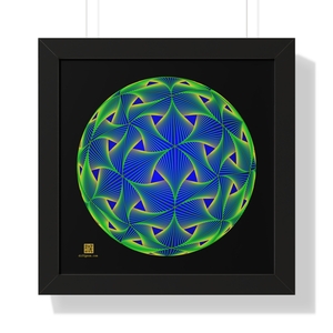 Framed Poster: Diatom Green