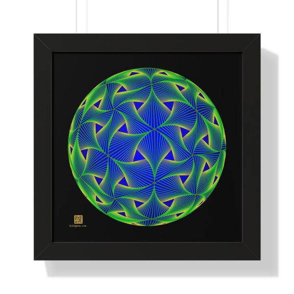 Framed Poster: Diatom Green