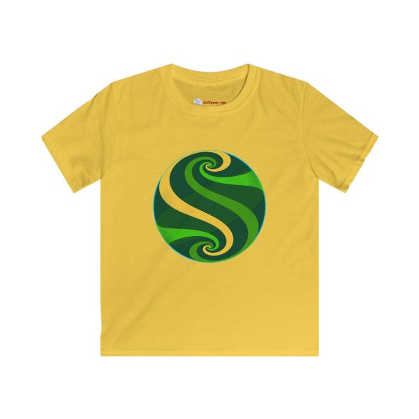 Kids Softstyle Tee: Swirl Pond - Image 2