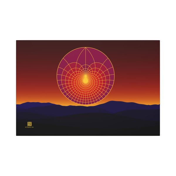 Canvas: Lotus Sunset