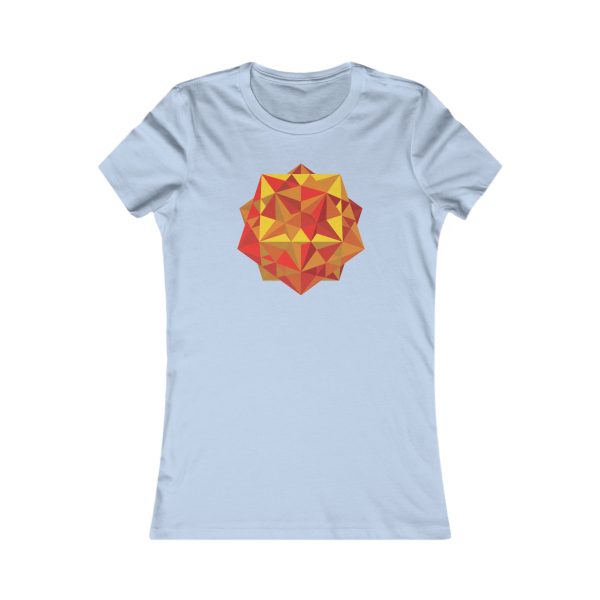 Women's Favorite Tee: Five Cubes Autumn - Image 4