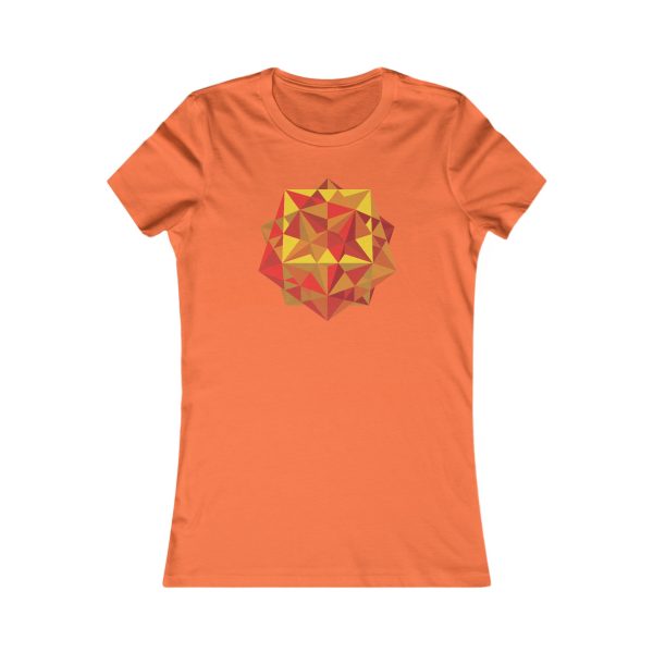 Women's Favorite Tee: Five Cubes Autumn - Image 6