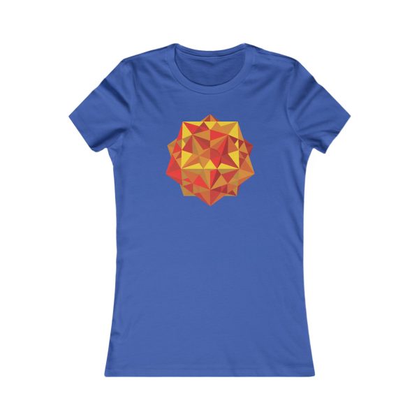 Women's Favorite Tee: Five Cubes Autumn - Image 8