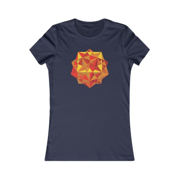 Women's Favorite Tee: Five Cubes Autumn - Image 9