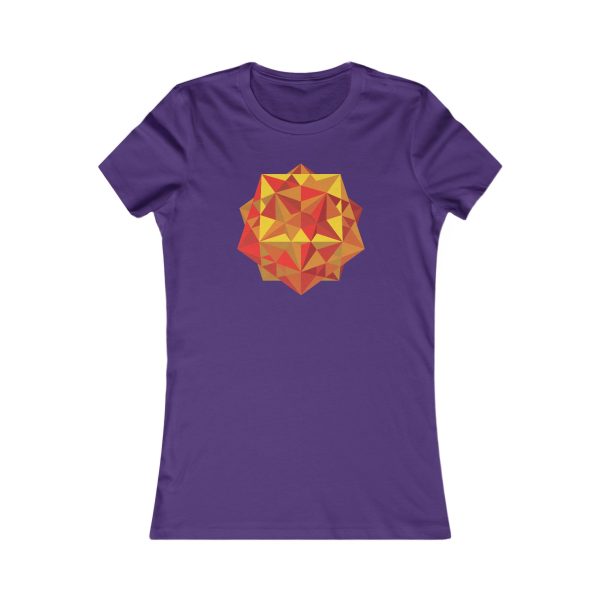 Women's Favorite Tee: Five Cubes Autumn - Image 10