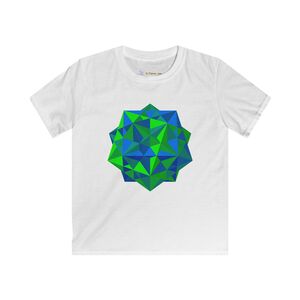 Kids Softstyle Tee: Five Cubes Summer