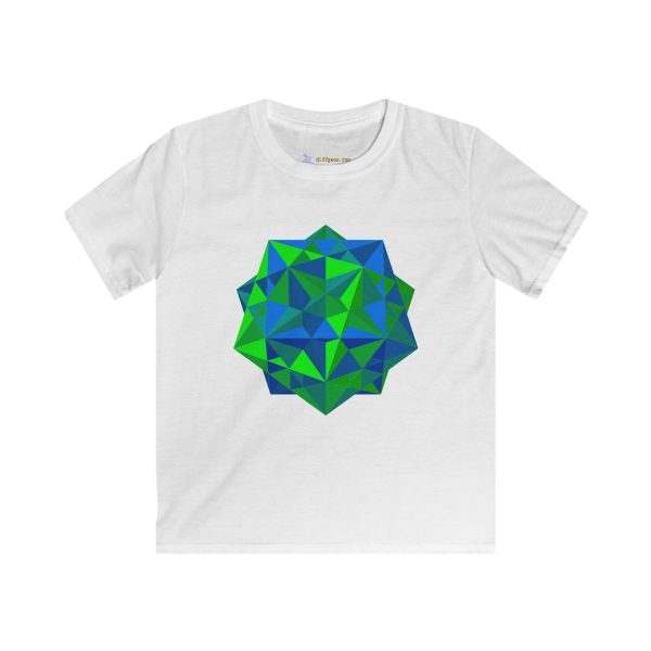 Kids Softstyle Tee: Five Cubes Summer
