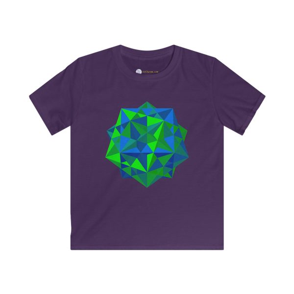Kids Softstyle Tee: Five Cubes Summer - Image 10