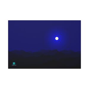 Canvas: Nowhere-Differentiable Moon