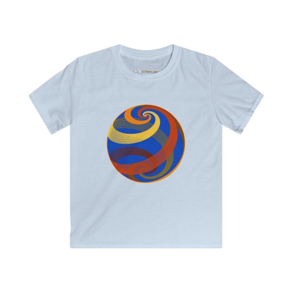Kids Softstyle Tee: Loxodromes Autumn - Image 4