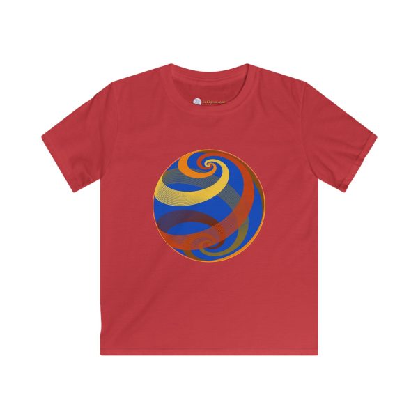 Kids Softstyle Tee: Loxodromes Autumn - Image 7