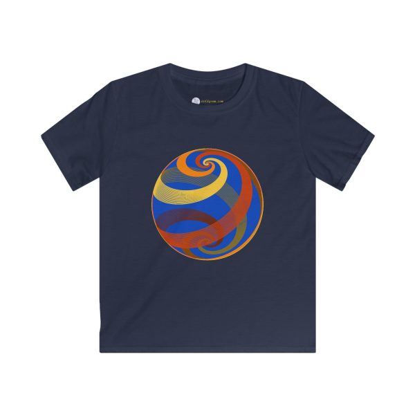 Kids Softstyle Tee: Loxodromes Autumn - Image 9
