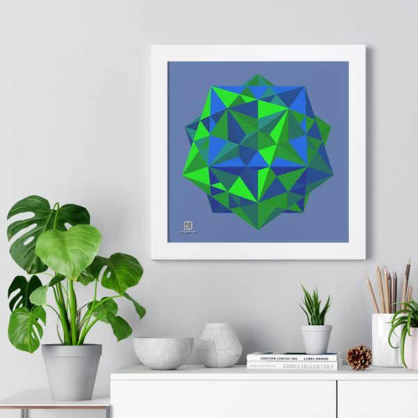 Framed Poster: Five Cubes Summer - Image 4