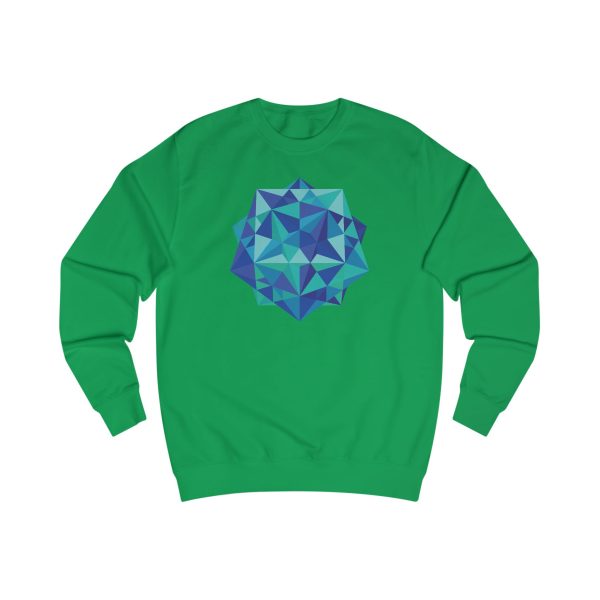 Unisex Sweatshirt: Five Cubes Ocean - Image 3