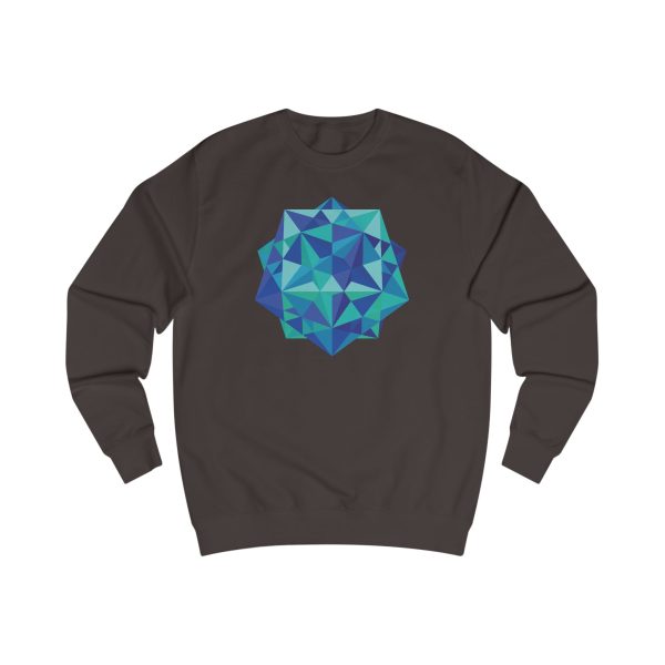 Unisex Sweatshirt: Five Cubes Ocean - Image 6