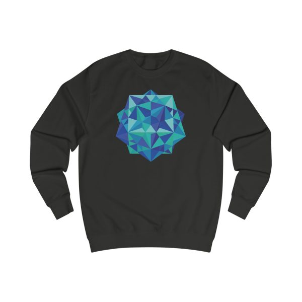 Unisex Sweatshirt: Five Cubes Ocean - Image 7