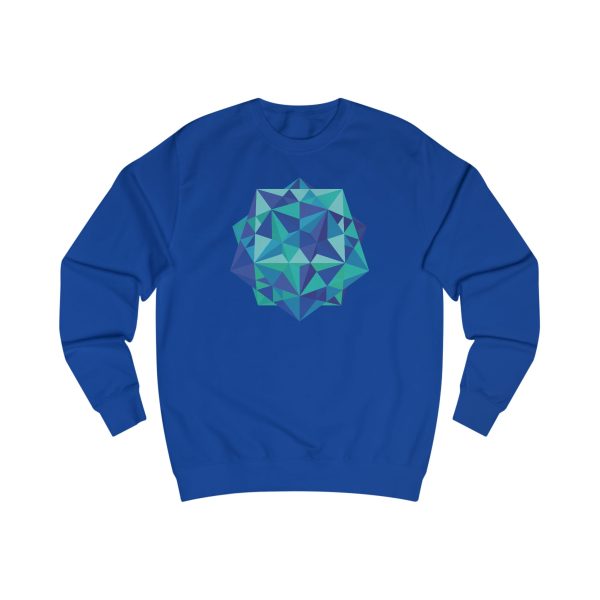 Unisex Sweatshirt: Five Cubes Ocean - Image 9