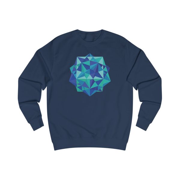 Unisex Sweatshirt: Five Cubes Ocean - Image 10