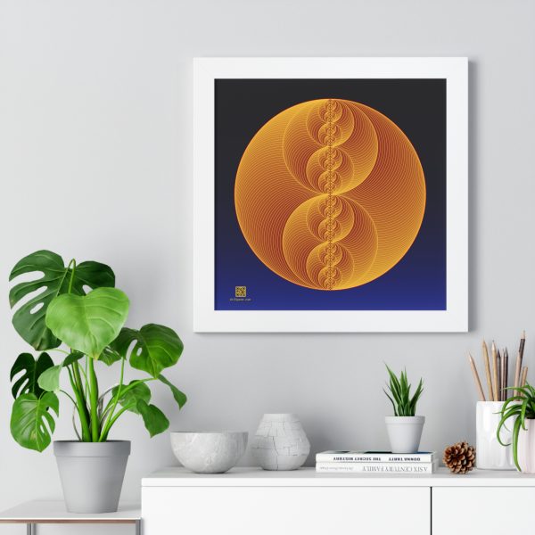 Framed Poster: Binary Medallion Gold - Image 4