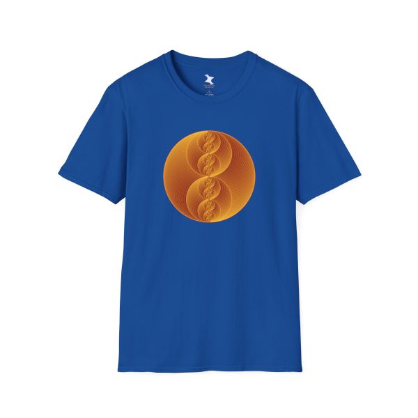 Softstyle T-Shirt: Binary Medallion Gold - Image 5