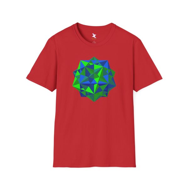 Softstyle T-Shirt: Five Cubes Summer - Image 6