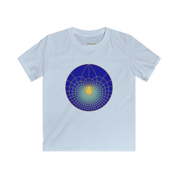 Kids Softstyle Tee: Lotus Moonlight - Image 4