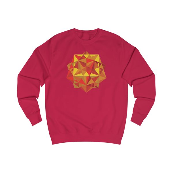 Unisex Sweatshirt: Five Cubes Autumn - Image 5