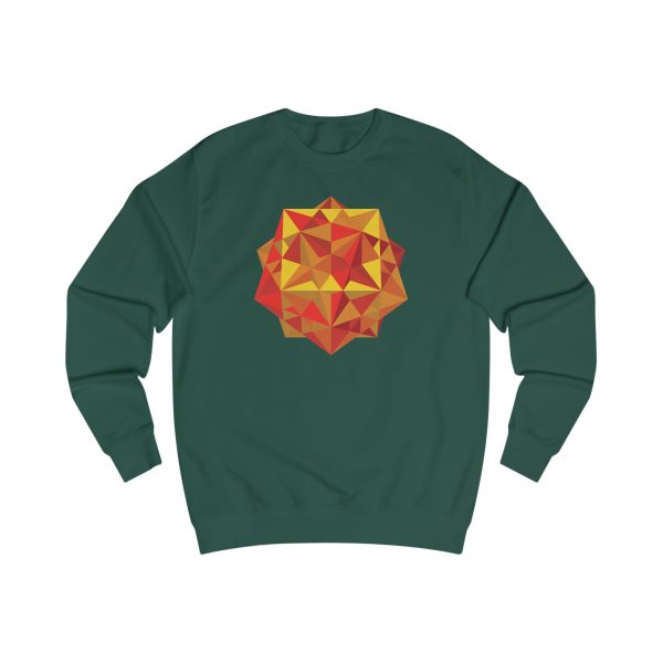 Unisex Sweatshirt: Five Cubes Autumn - Image 8