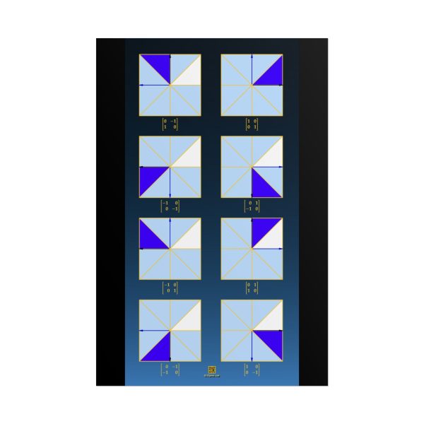 Rolled Poster: Square Symmetries