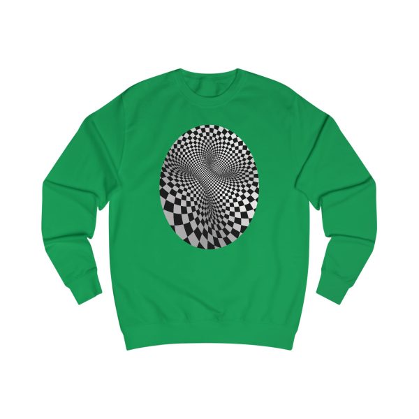 Unisex Sweatshirt: Diatom Check - Image 3