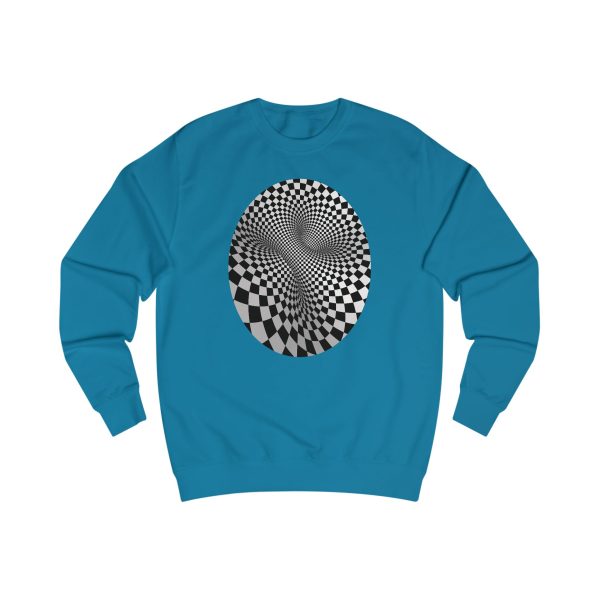 Unisex Sweatshirt: Diatom Check - Image 12