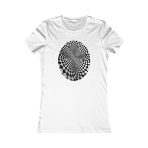 Women's Favorite Tee: Cyclide Check