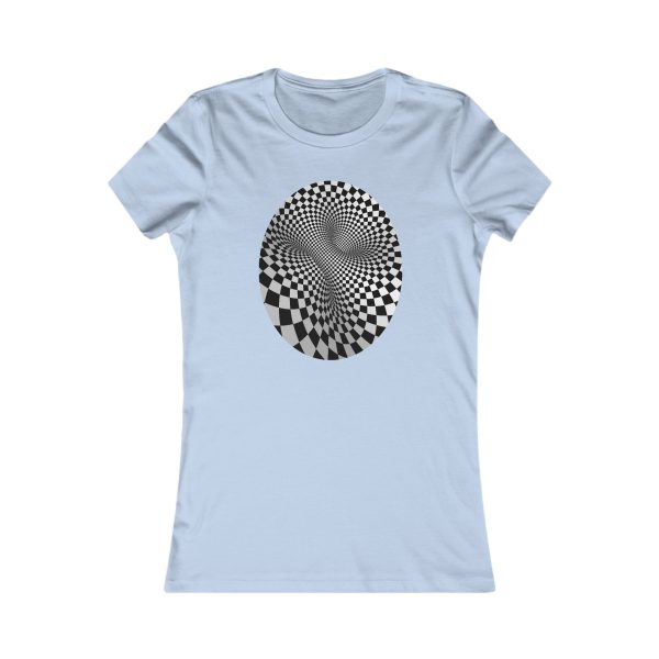 Women's Favorite Tee: Cyclide Check - Image 5