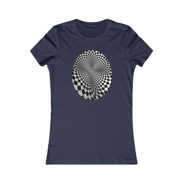 Women's Favorite Tee: Cyclide Check - Image 6