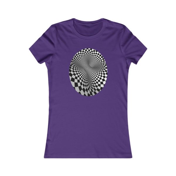 Women's Favorite Tee: Cyclide Check - Image 7