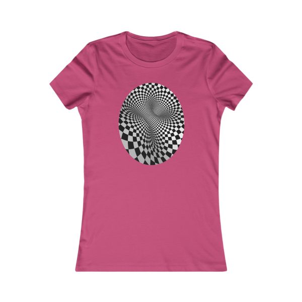 Women's Favorite Tee: Cyclide Check - Image 8