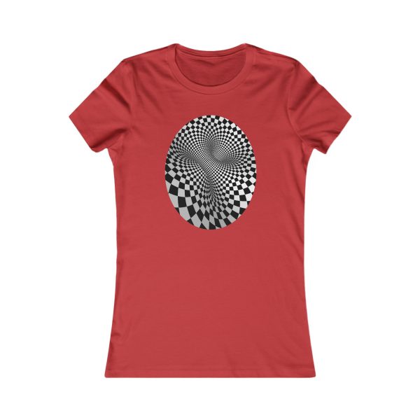 Women's Favorite Tee: Cyclide Check - Image 9