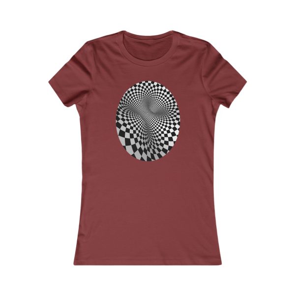 Women's Favorite Tee: Cyclide Check - Image 10